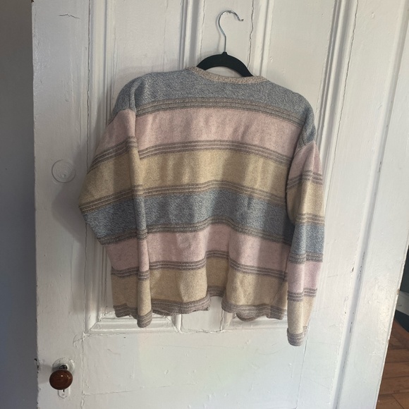 SUPER SWEET PASTEL STRIPE CARDIGAN - Picture 3 of 3